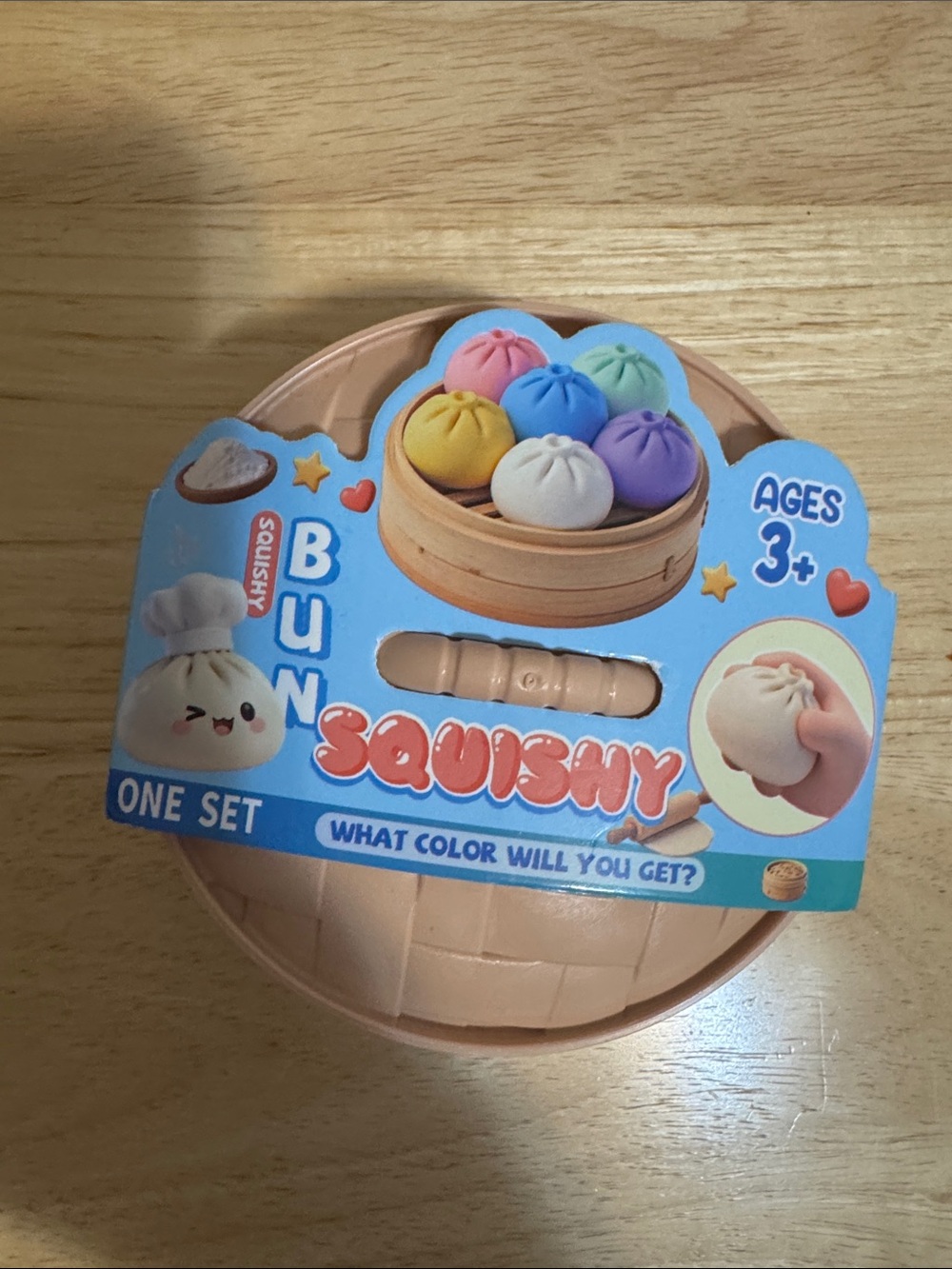 NWT Bun Squishy Dumpling surprise Assorted Pastel Colors